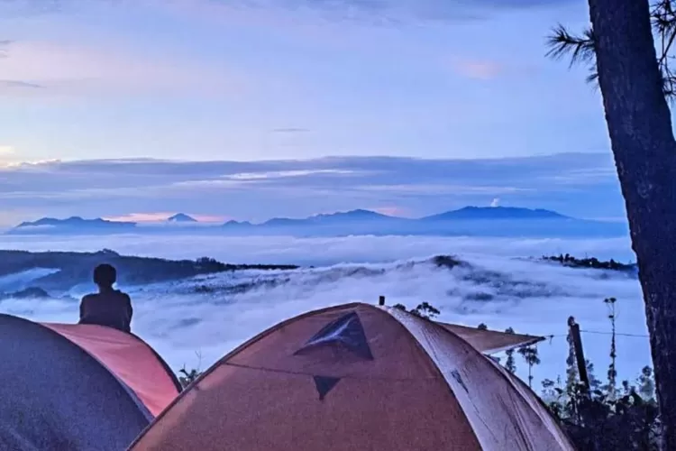 Pesona lautan awan di tempat camping Gunung Putri Lembang Bandung (Instagram/@gunungputri_lembang)