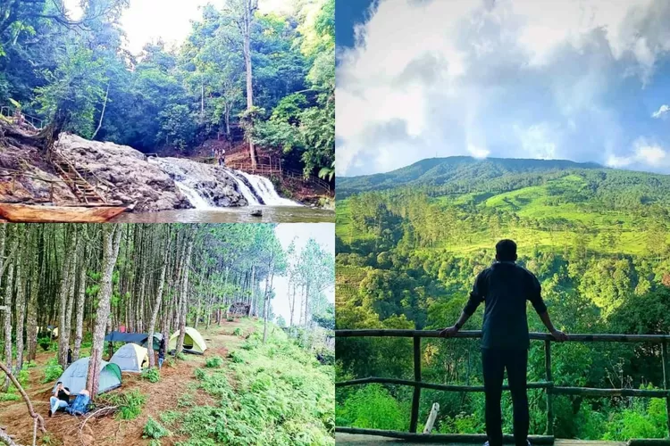 Pesona curug dan camping ground di Curug Layung Bandung (Instagram/@curuglayung_camp)