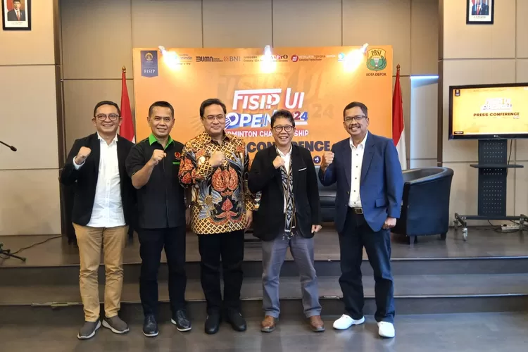 Sesi konfrensi pers FISIP UI Open 2024.  (ISTIMEWA)