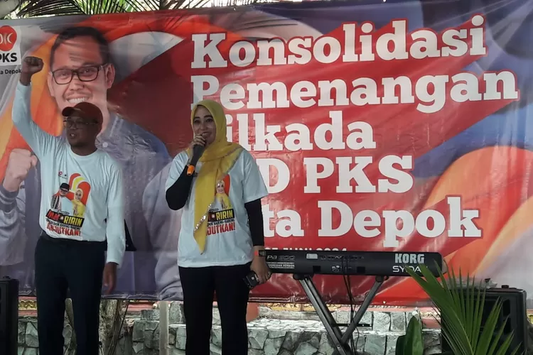 Calon Walikota dan Wakil Walikota Depok, Imam Budi Hartono dan Ririn Farabi Arafiq (Junior/Radar Depok)