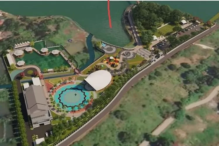 Desain Alun Alun Barat dan Hutan Kota Depok