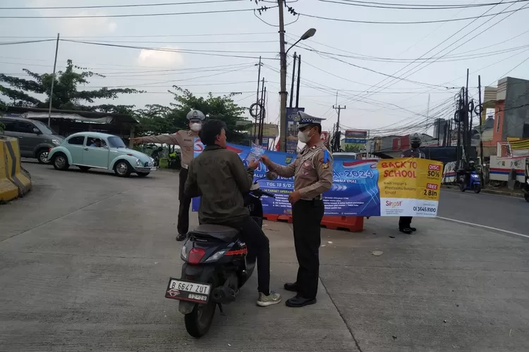 Pelaksanaan Operasi Kepolisian Patuh Jaya 2024 di wilayah Hukum Polres Metro Depok yang sudah berjalan selama 14 hari sejak 15 hingga 28 Juli 2024. (DOK POLRES METRO DEPOK)