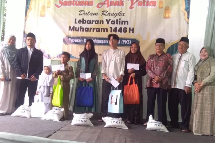 YKS Parung Bingung, Kecamatan Pancoranmas, Depok memperingati tahun baru Islam, Minggu (4/8). (RADAR DEPOK)