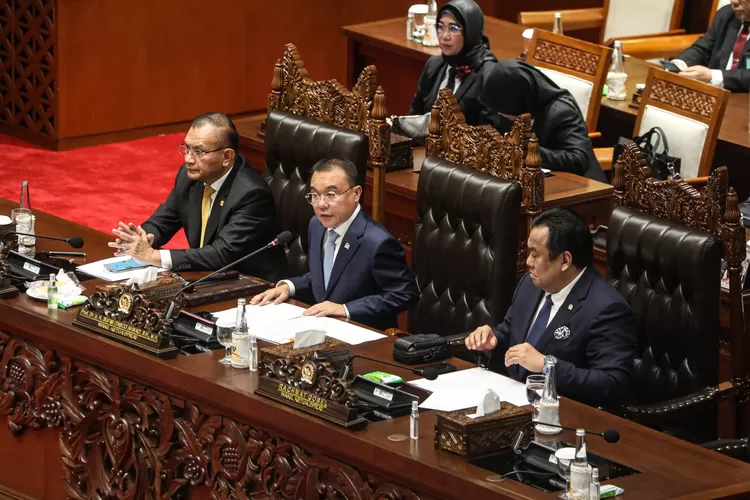 Dasco beri alasan DPR lakukan pembatalan revisi UU Pilkada. Foto/Instagram (Foto/Instagram)