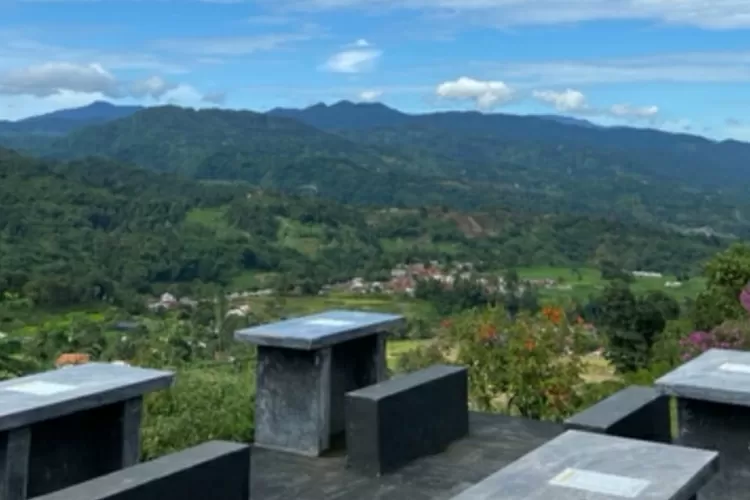 Pemandangan alam di Aruna Coffee Gunung Menir (Instagram/@kopi_aruna)