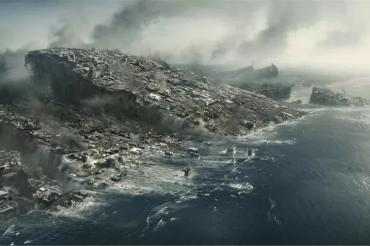 Kehancuran dunia yang tenggelam pada Film 2012 (imdb.com)