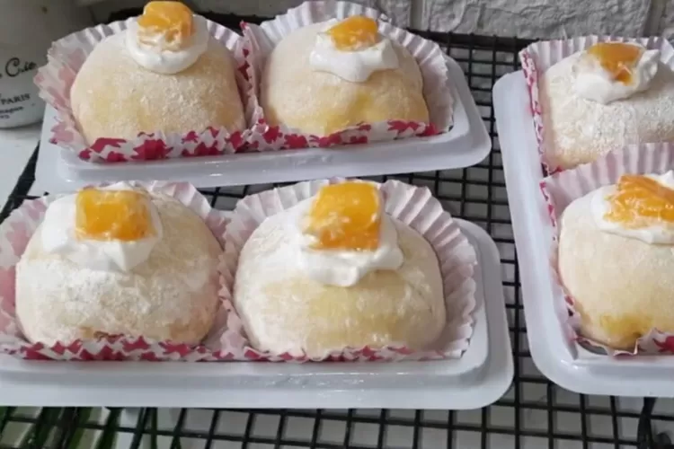 Resep mango mochi yang manis, creamy dan segar (Screenshot Youtube Qyu Kitchen)