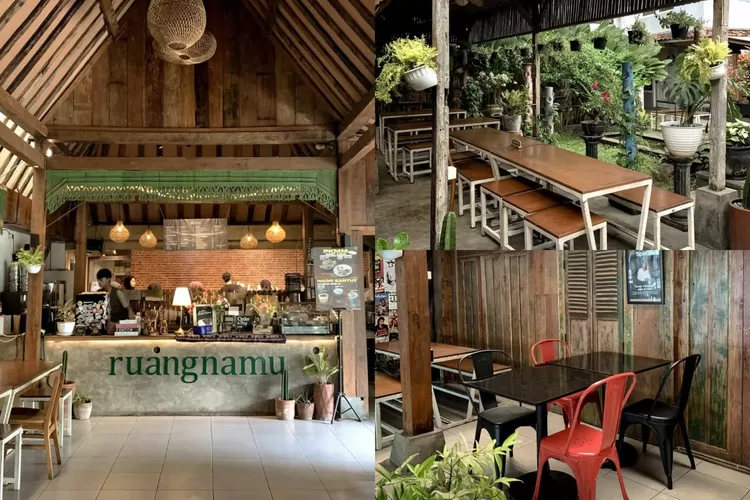 Ruang Namu Coffee and Space di Depok dengan nuansa ala Jogja yang adem dan estetik (Instagram/@amberrtrixx)