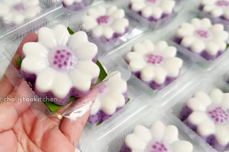 Tampilan cantik dari kue talam sagu mutiara (Screenshot Youtube Chalistaa Kitchen)