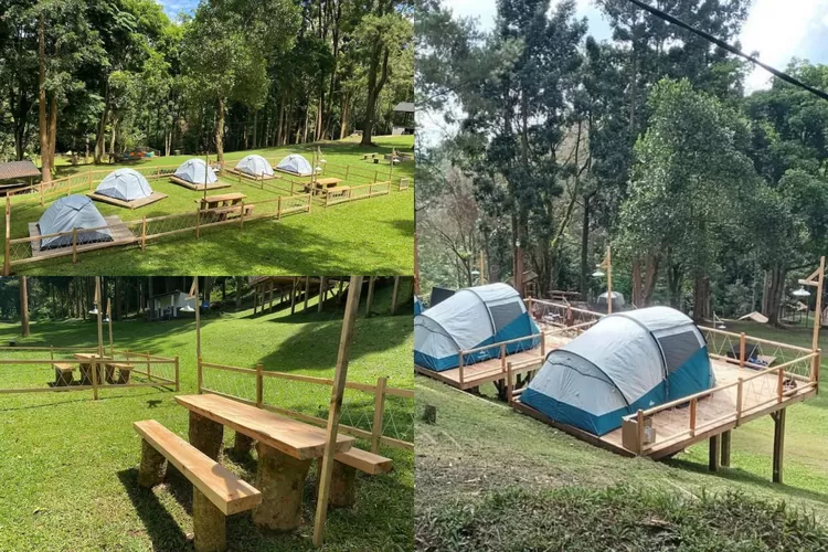 Suasana tempat camping Dibawah Bintang Selabintana yang nyaman (Instagram/@dibawahlangitselabintana)