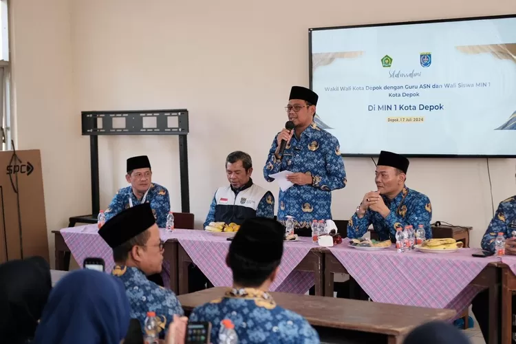 Suasana di MIN 1 Kota Depok, Kelurahan Abadi Jaya, Kecamatan Sukmajaya, Kota Depok. (DOK.HUMAS KEMENAG DEPOK)