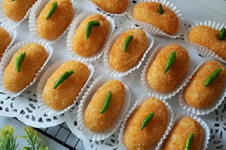 Olahan singkong jadi kroket singkong yang enak dan gurih (Screenshot Youtube atha naufal)