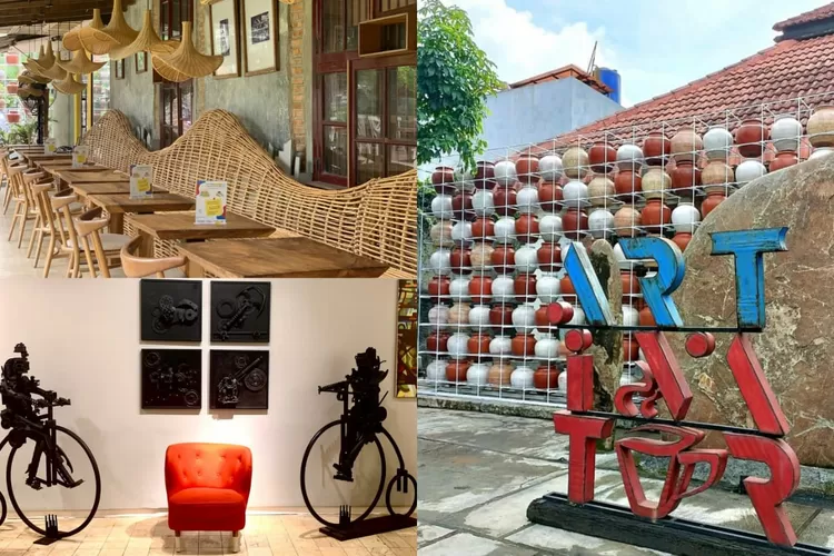 ARTiVATOR kafe Depok dengan nuansa estetik yang luas dan nyaman buat nongkrong (Instagram/@artivatorecafe)