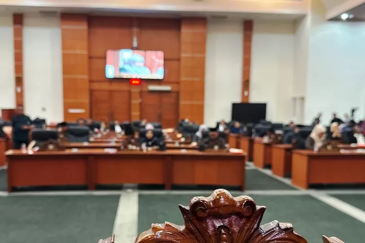 Suasana rapat pembentukan AKD di gedung paripurna, DPRD Kota Depok.&nbsp; (ANDIKA EKA/RADAR DEPOK)