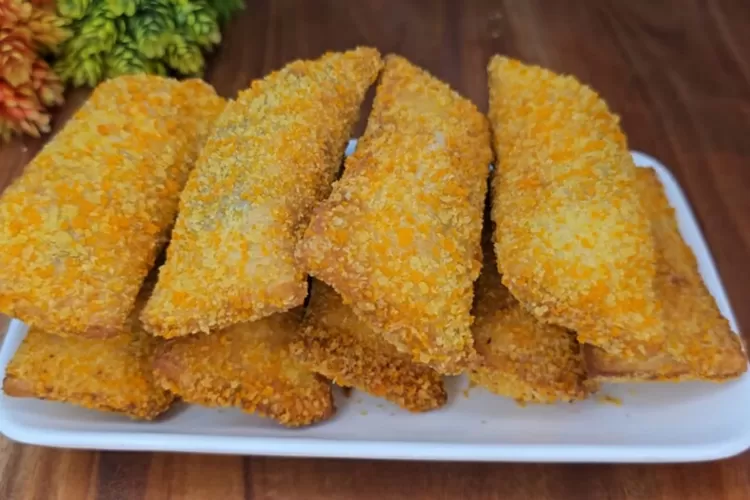 Resep sederhana roti goreng isi fla untuk cemilan (Screenshot Youtube Bagja Vlog)