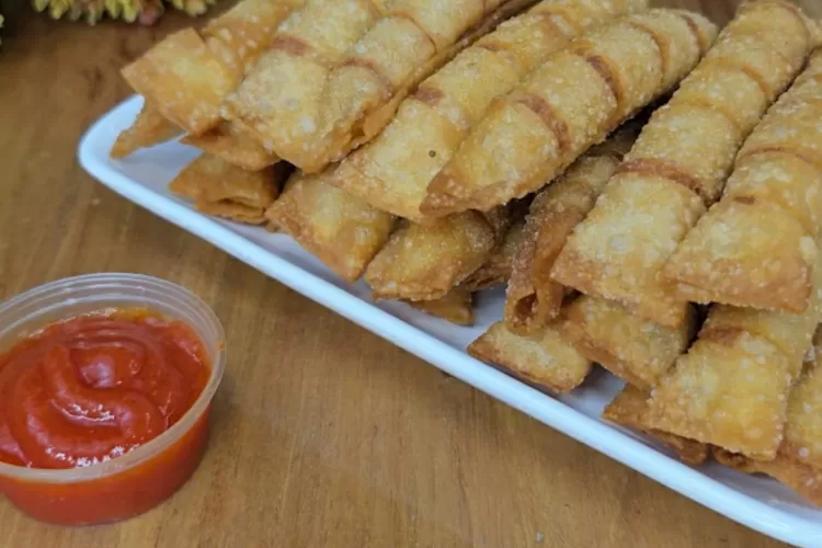 Cemilan dari olahan tahu dan pangsit yang renyah dan gurih (Tangkapan layar Youtube Bagja Vlog)