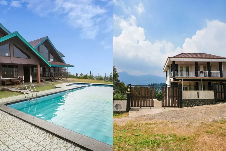Villa Saraswati dan Villa Boston di Villa Puncak, Aryavena Villa (Instagram/@aryaveda.villa)