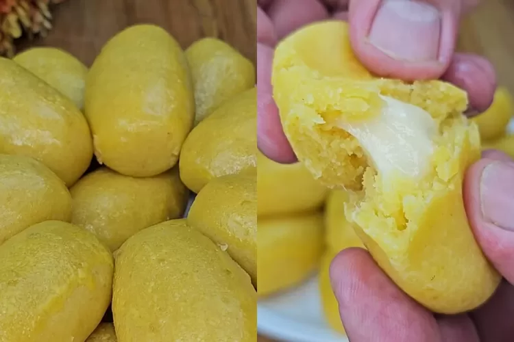 Resep Ubi Panggang Keju Mozzarella yang lembut dan lumer (Tangkapan layar Youtube Bagja Vlog)