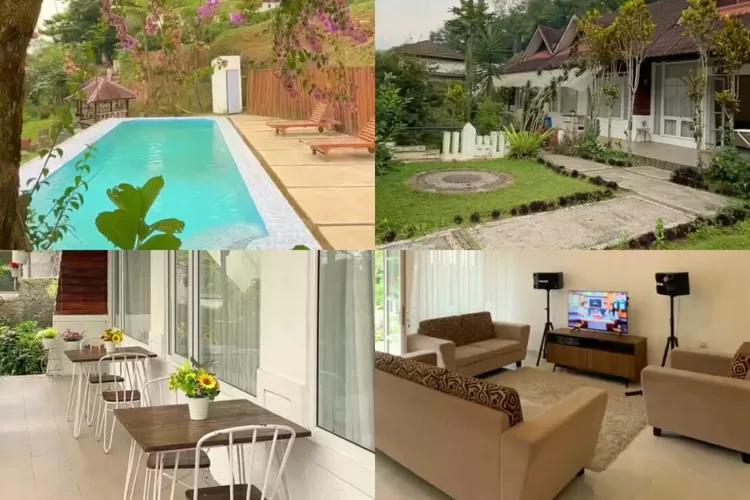 Fasilitas lengkap di Villa Torre Pellice dari Villa Kuta Puncak (Instagram/@hadjukemal)