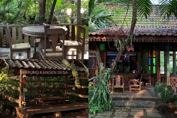 Nunasa alam yang kental di tempat makan Warung Kangen Desa Depok (Instagram/@warungkangendesa)