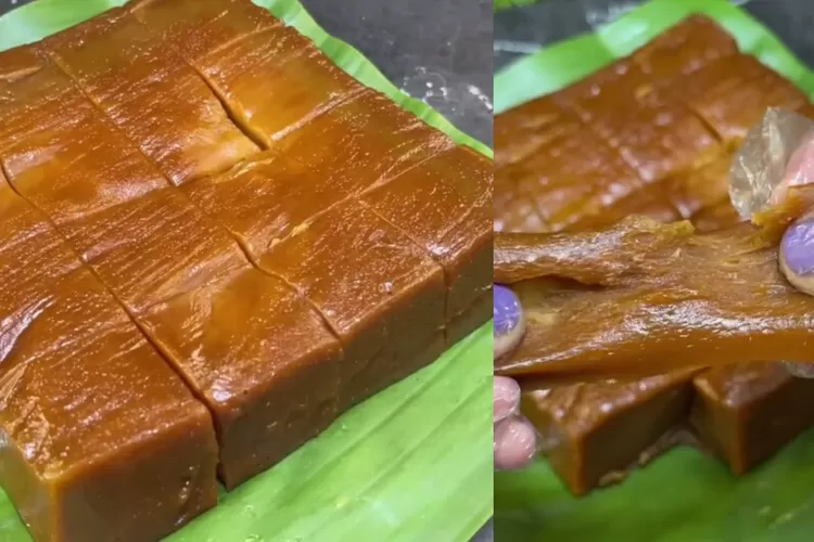 Resep kue dodol tepung ketan yang enak dan legit (Tangkapan layar Youtube Fransiska Tien)