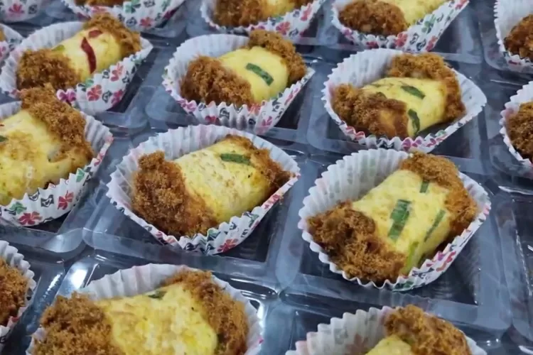 Roti tawar abon yang praktis, enak dan cocok jadi ide jualan (Tangkapan layar Youtube KELUARGA HAMZAH)