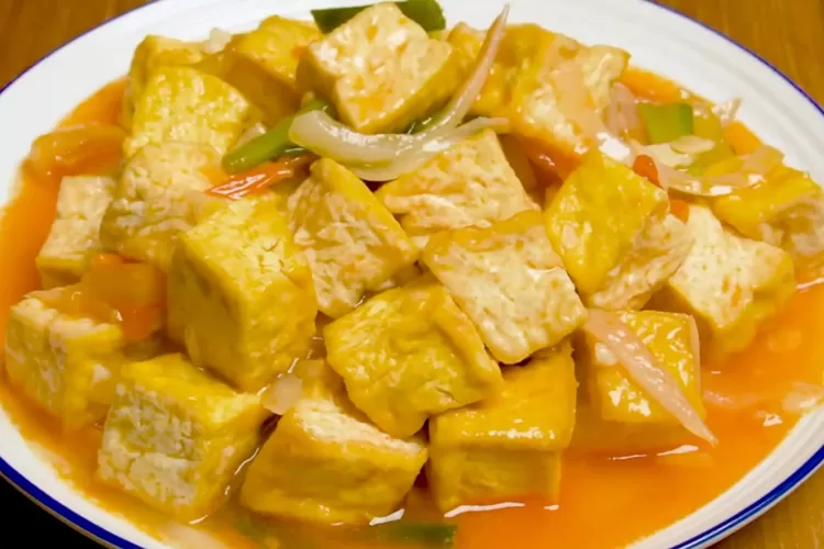 Resep tahu kuning asam manis untuk menu masakan harian (Tangkapan layar Youtube Dapur Mamah Hawa)