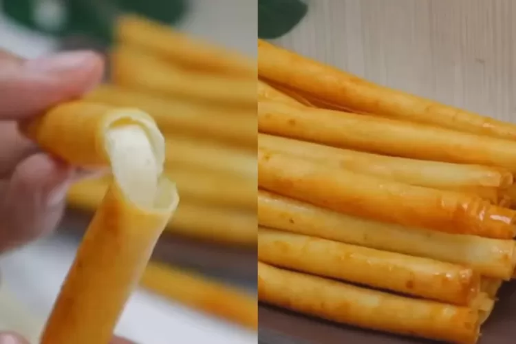 Keju aroma dengan tekstur renyah dari kulit lumpia dan keju (Tangkapan layar Youtube Restart RF)