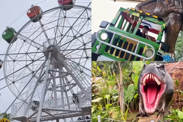 Wahana baru bertema Dinosaurus, Dinonesia di Harvest City Cilengsi  (Instagram/@waterjoydinonesia)