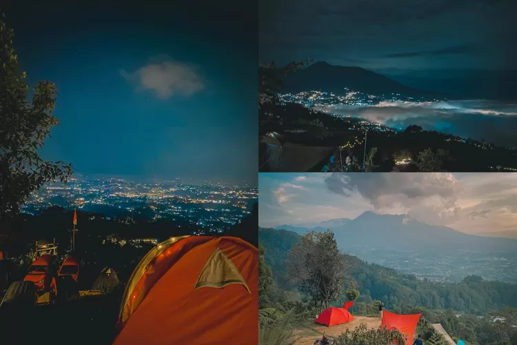 Pesona city light yang indah di Rocks Hill Camping Ground (Instagram/@rockshillcamp)