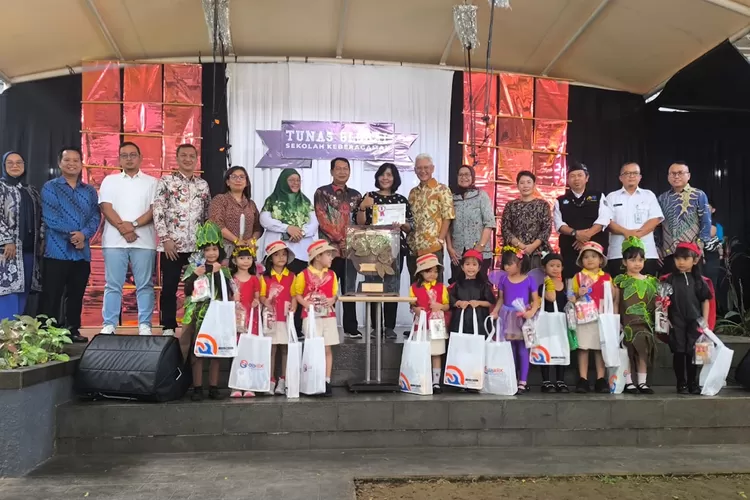Sekolah Nasional Plus Tunas Global Depok kembali menggelar acara Gebyar My Darling At School 2024 Day 2, Rabu (18/12). Kegiatan ini merupakan kelanjutan event serupa, 2 November lalu. (JUNIOR/RADAR DEPOK)