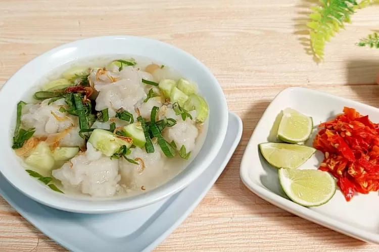 Resep tekwan ekonomis tanpa ikan tetap enak dan seger (Tangkapan layar Youtube Cooking With Juwita)