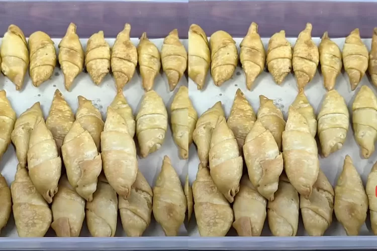 Pisang molen yang renyahnya awet dan cocok untuk cemilan (Tangkapan layar Youtube KELUARGA HAMZAH)