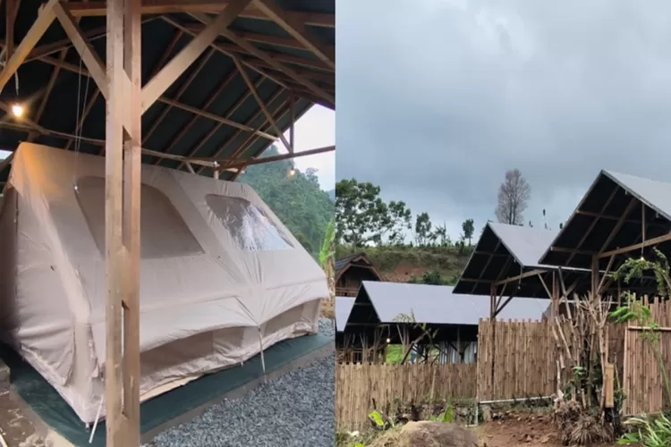 Glamping tenda estetik di Panorama MVM Villa Bogor (panoramamvm.com)