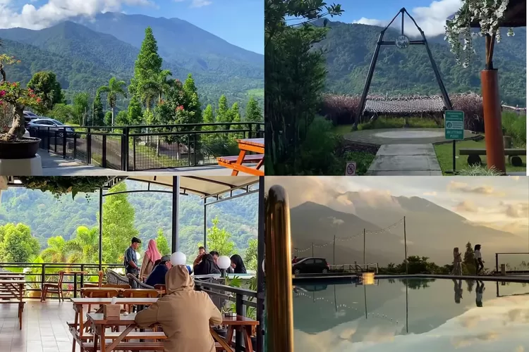 Bukit Senja Cafe tempat nongki dengan pemandangan yang indah di Puncak (Instagram/@bukitsenjacafe)