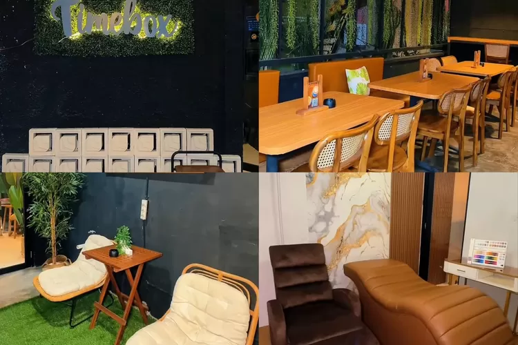 Suasana tempat nongki baru di Timebox Depok (Instagram/@anisaslsbilaaa)