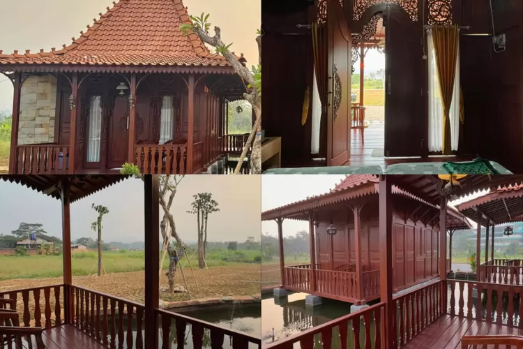 Suasana Villa Rumah Joglo DR2 di Resto Saung Bambu DR2 (Instagram/@resto.saungbambu.dr2)