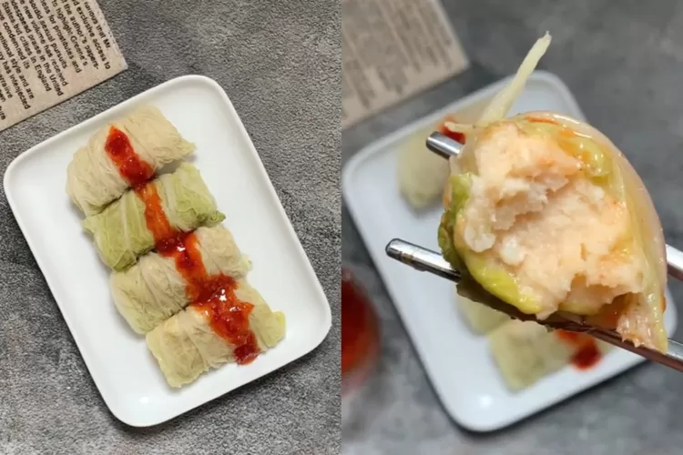 Dimsum sawi putih gulung yang lebih sehat dan tetap lezat (Tangkapan layar Youtube Puguh Kristanto Kitchen)