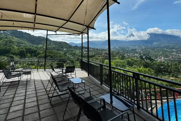 Pemadangan dari Little Sindbad Coffee and Resto (Instagram/@littlesindbadcoffee)