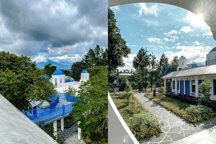 Bagunan Santorini Hotel di Cigwa Wisata Bogor (cigwaindonesia.com)