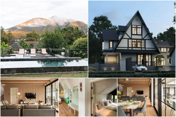 Panorama dan fasilitas di Villa Sararea Bandung yang vibes kaya di luar negeri (Instagram/@villasararea)