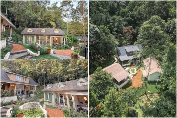 Suasana tempat menginap layaknya desa di Prancis di Provincial Villas Bandung (Instagram/@vicrmd)