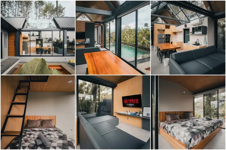 Pesona dan fasilitas menginap di Cottonwood Villa Triniti Lembang, Bandung (Instagram/@cottonwoodstays)