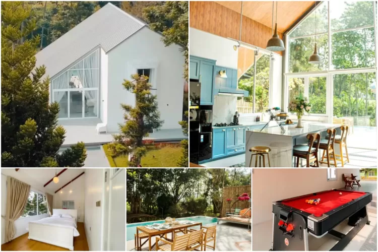 Keindahan dan fasilitas yang ada di Villa R Puncak (Instagram/@villa_r_)