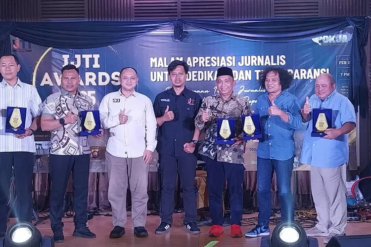 Ikatan Jurnalis Televisi Indonesia (IJTI) Korda Kota Depok sukses menggelar IJTI Awards 2025, di Hotel Puncak Raya, Cisarua, Bogor, Sabtu (15/2). 