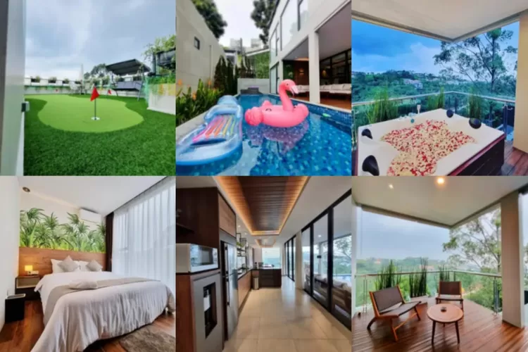 Suasana menginap di Villa Daun at Dago Village yang mewah (tiket.com )