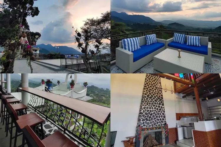 Suasana resto Bogor di Halimun Hills Glamping and Resto dengan nuansa ala Eropa (Instagram/@restohalimunhills)