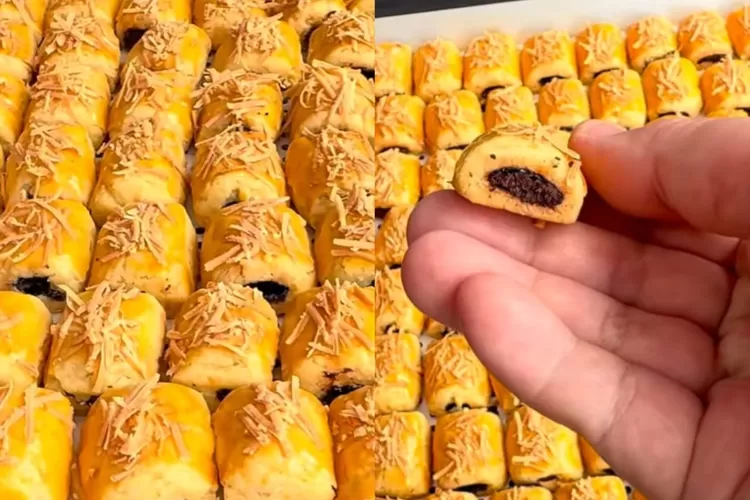 Kastengel coklat keju untuk kue kering lebaran 2025 (Tangkapan layar Youtube Ayo Masak Ayo Makan)