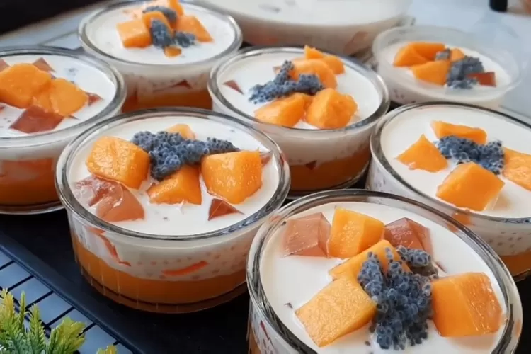 Mango Sagu untuk menu buka puasa yang segar (Tangkapan layar Youtube atha naufal)