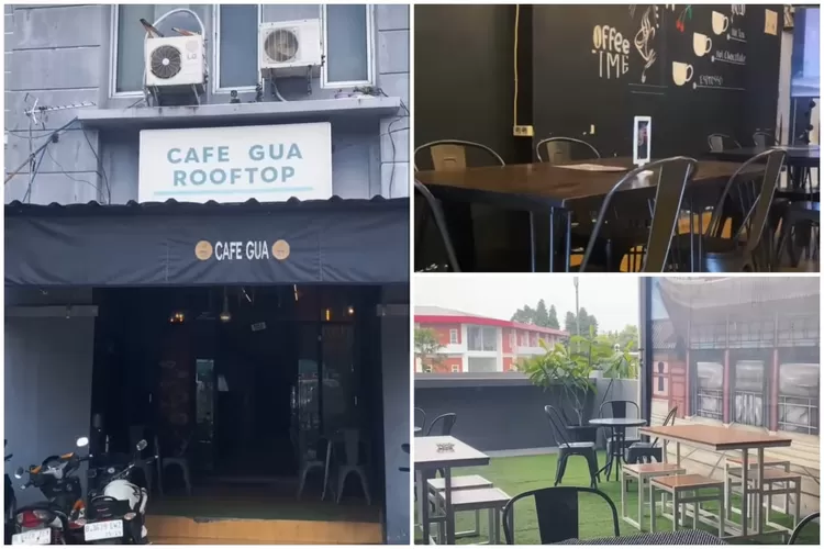 Suasana tempat bukber di Cafe Gua Rooftop Depok (Instagram/@cafeguarooftop)
